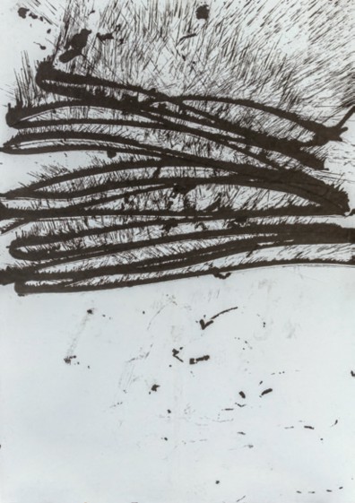 Untitled 212x155cm 한지위에 먹 2022