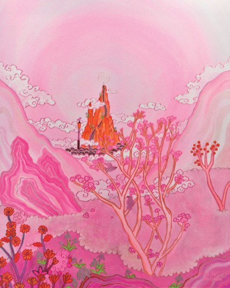 완산칠봉의 에덴2 90.9x72.7cm Mixed media on canvas 2022