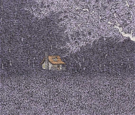 사유의 숲 29 45×53cm 한지에 수묵채색, 아크릴 2025